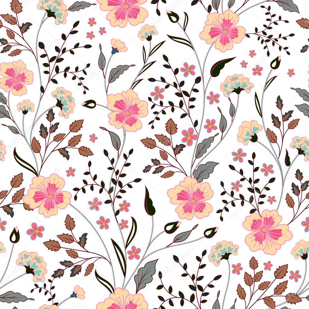 Wallpaper #4B2MLZMBlOZrFDOkv9C4205 Pink Flower Pattern