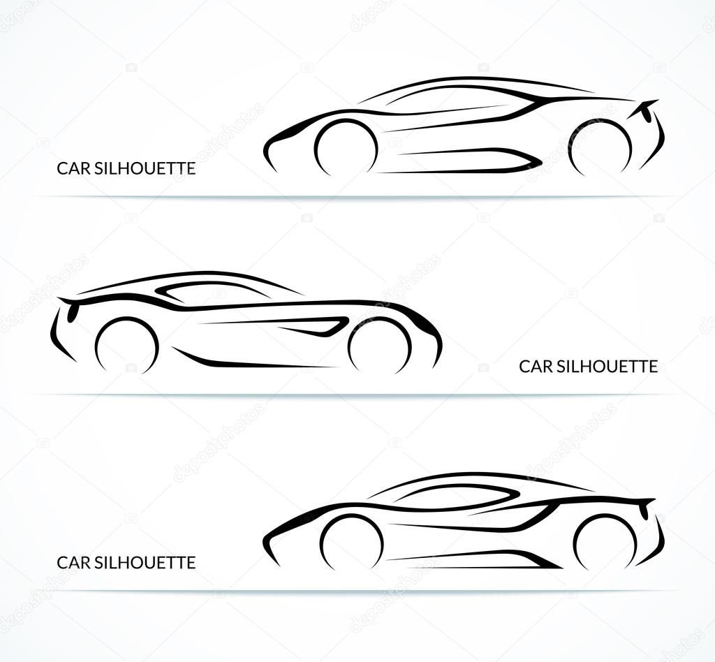 Wallpaper #hGcAC5MBSpphPi3-Edcw39 Set of Modern Car Silhouettes Stock Vector Image by Vectorcreator
