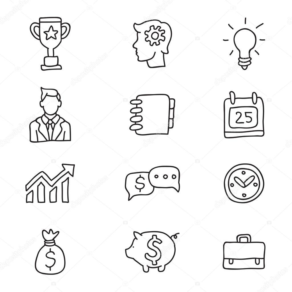 Wallpaper #wZyy4ZIBZHQxiYarrLy4267 Business Icons White Background Stock Vector Image by Chekat 90609738