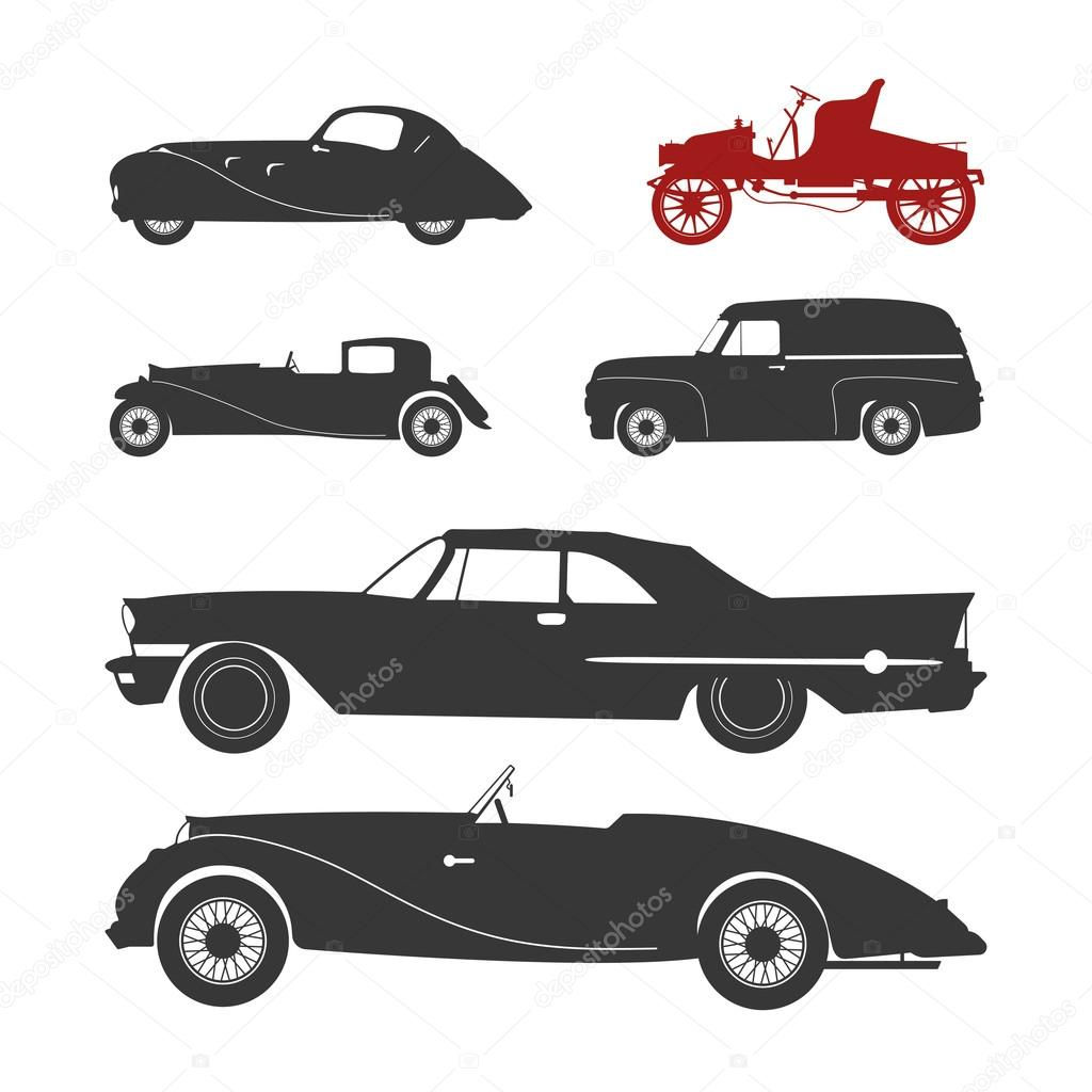 Wallpaper #GGfAC5MBSpphPi3-iNun247 Silhouette De Voiture Retro Image Vectorielle Shain 95491114