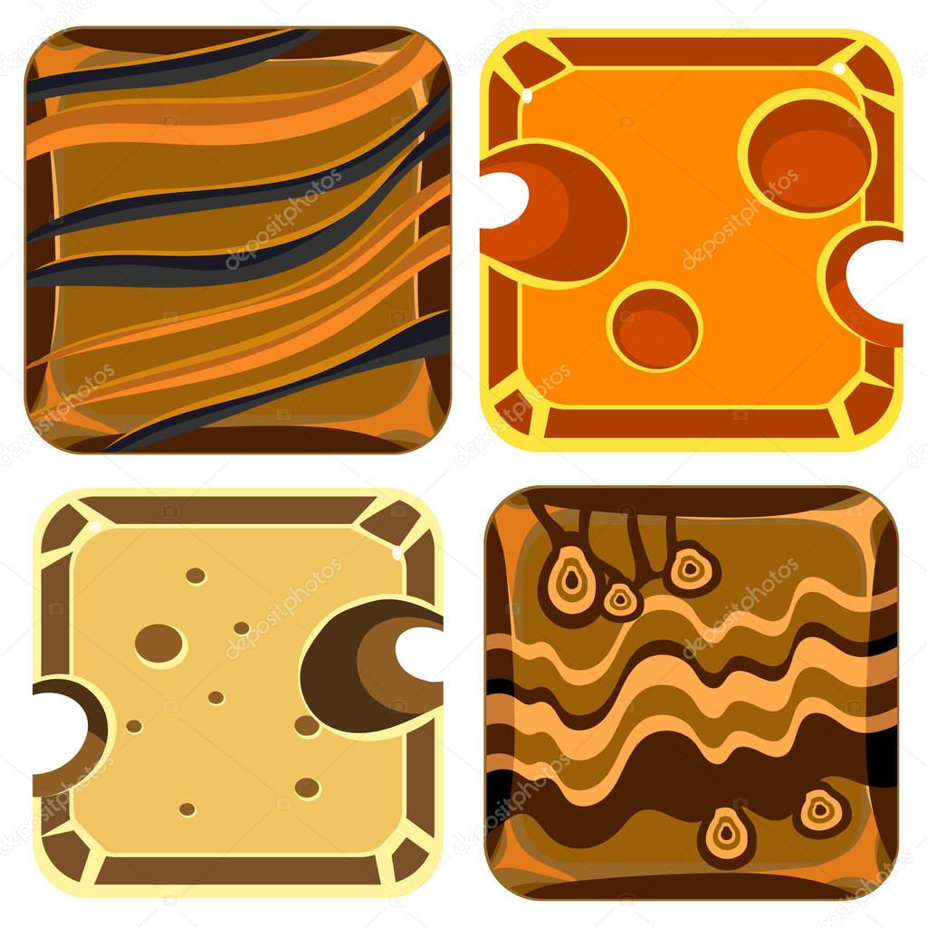 Wallpaper #DBnHHo8BtGB6xQ78j3r949 Different Materials and Textures for the Game Vector Illustration