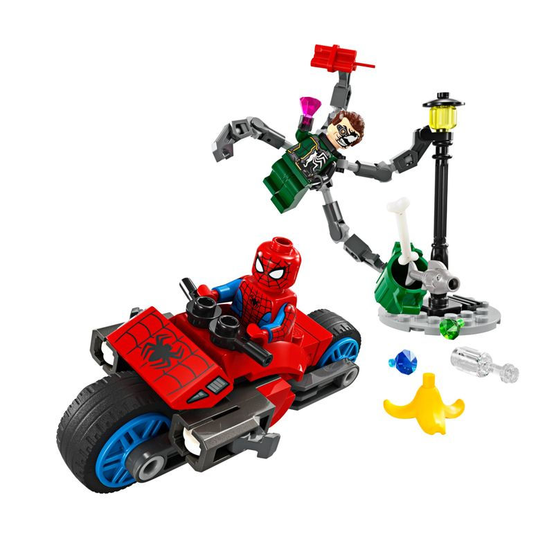 Wallpaper #Zrgr2pIBJvJKYCmE8vAv401 Lego Marvel Perseguicao De Motocicleta Homem Aranha vs Doc Ock