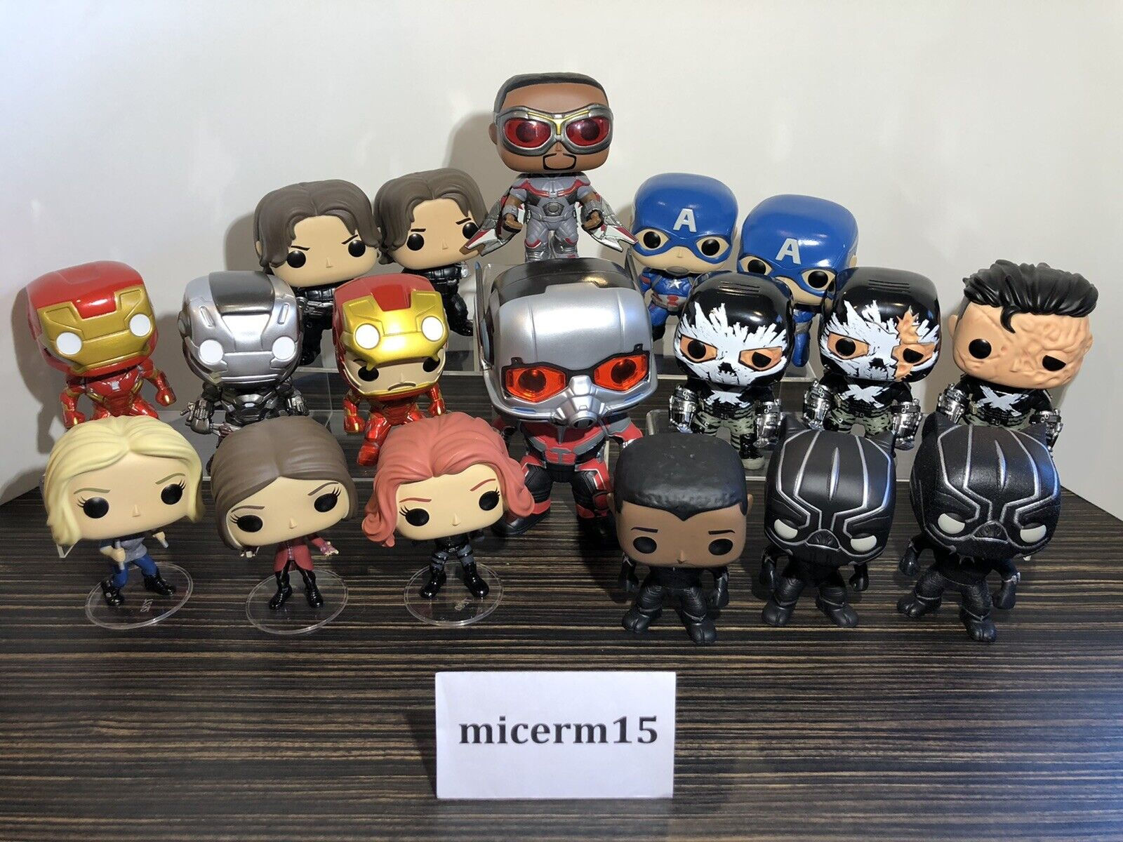 Wallpaper #_aV-OJMBVBiSkHCa5Y3h194 Funko Pop Marvel Civil War Out of the Box Full Set of 18 Great