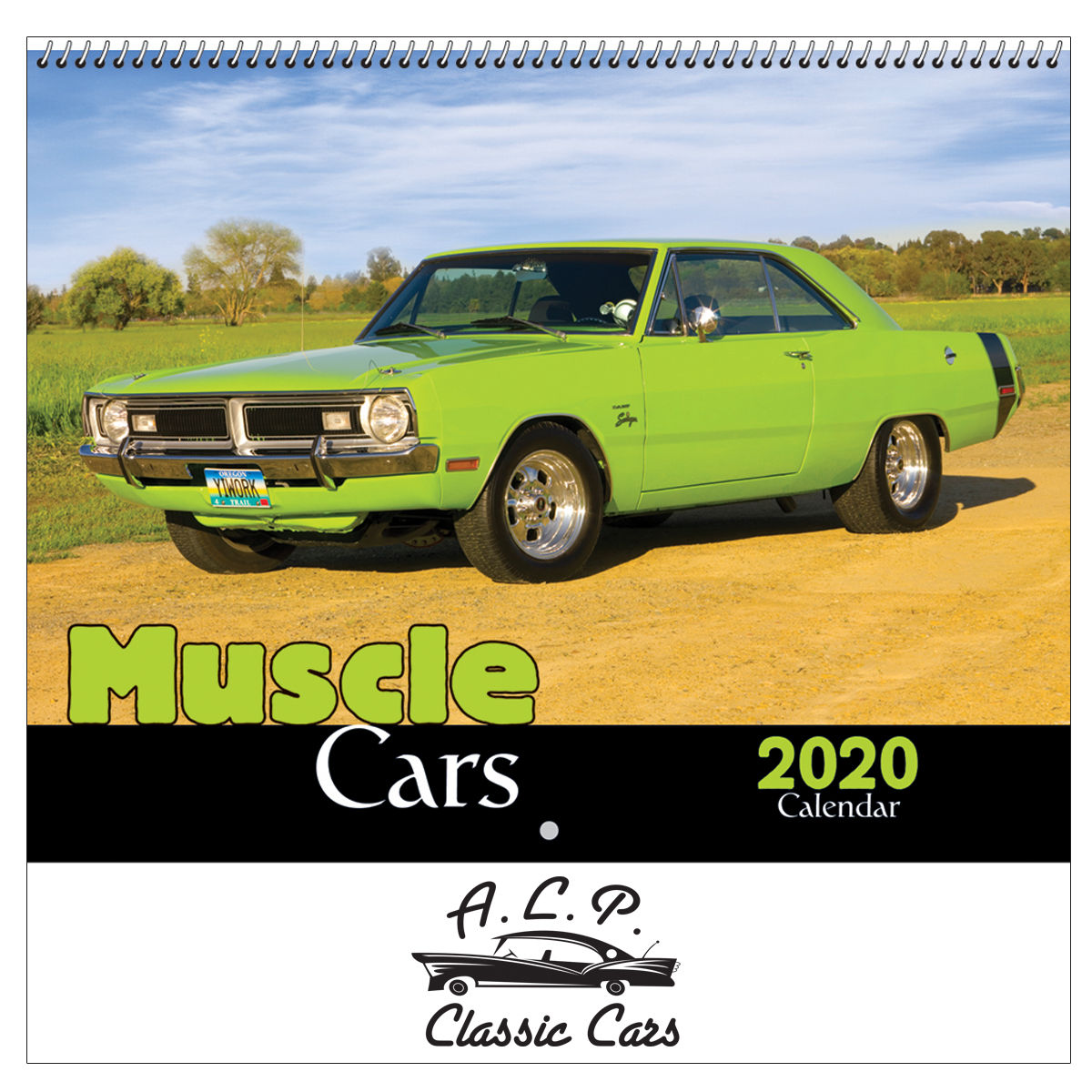 Wallpaper #vBkTK48BtGB6xQ78moxx3 2020 Muscle Cars Wall Calendar Spiral Customlanyardnet Sku 4209