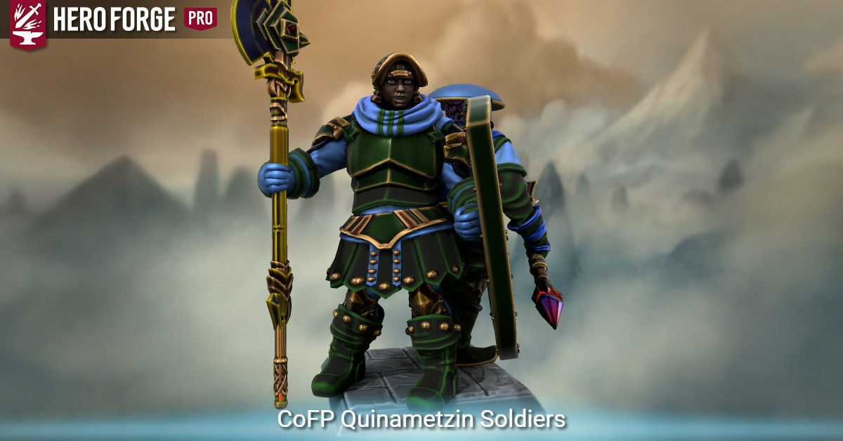 Wallpaper #uLgn1pIBJvJKYCmEAtzB197 Cofp Quinametzin Soldiers Made with Hero Forge