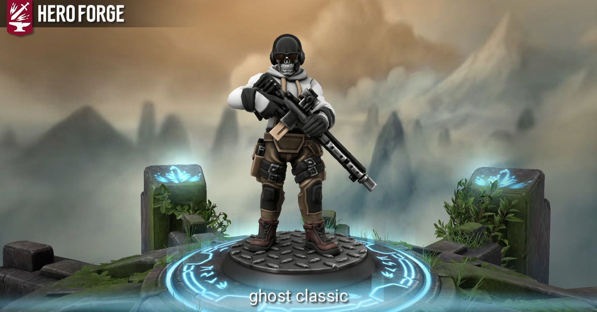 Wallpaper #uLgn1pIBJvJKYCmEAtzB435 Ghost Classic Made with Hero Forge