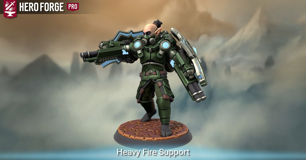 Wallpaper #uLgn1pIBJvJKYCmEAtzB59 Heavy Fire Support Made with Hero Forge