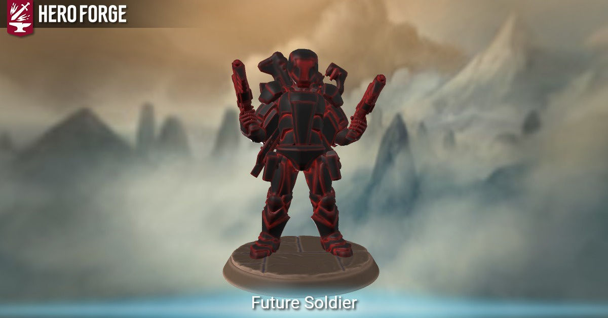 Wallpaper #uLgn1pIBJvJKYCmEAtzB502 Future Soldier Made with Hero Forge