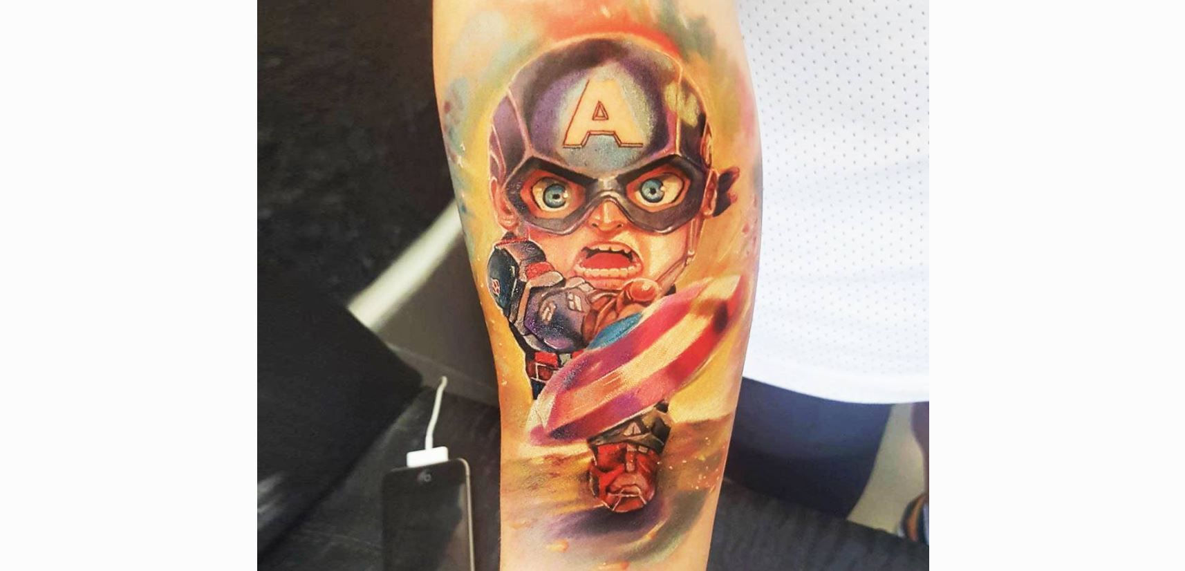 Wallpaper #Pmfh75IBSpphPi3-ZGSg134 Captain America 10 Fan Tattoos That Are Out of This World