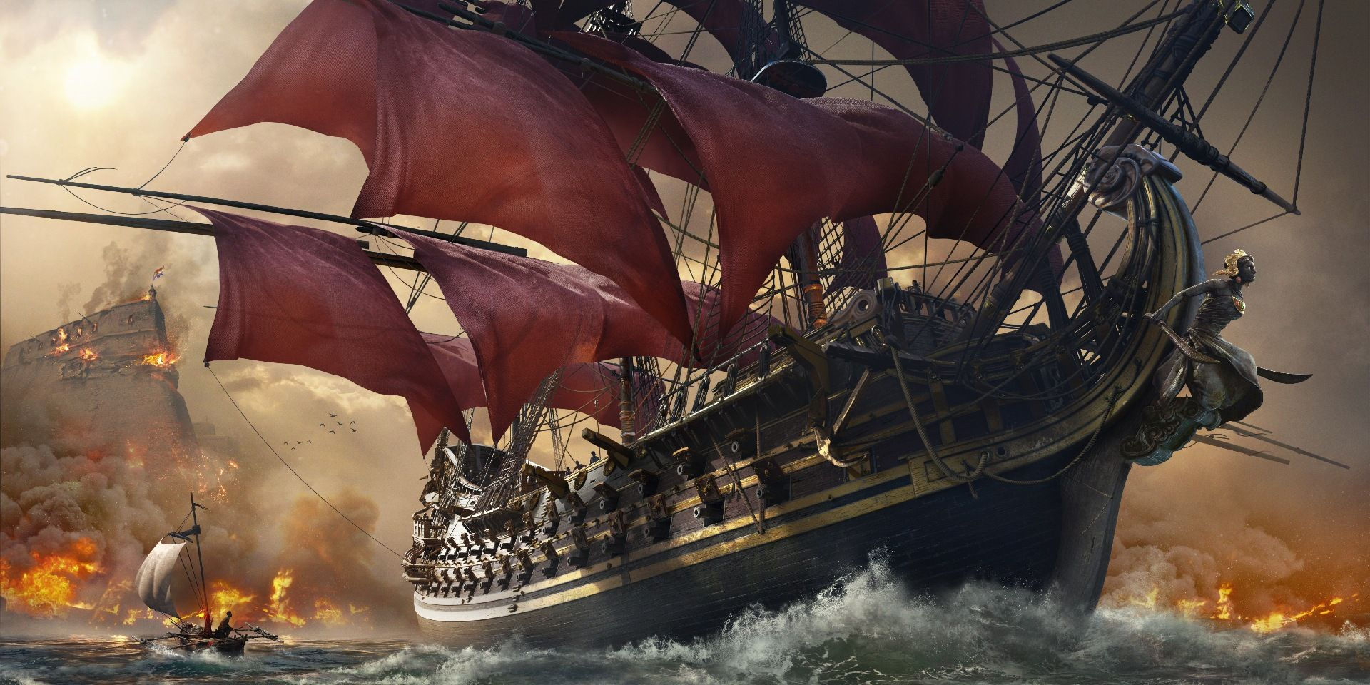 Wallpaper #z_Cpf5cBi4JM6agGtSCM179 Skull Bones Finally Sets Sail with 2022 Release Date New Gameplay
