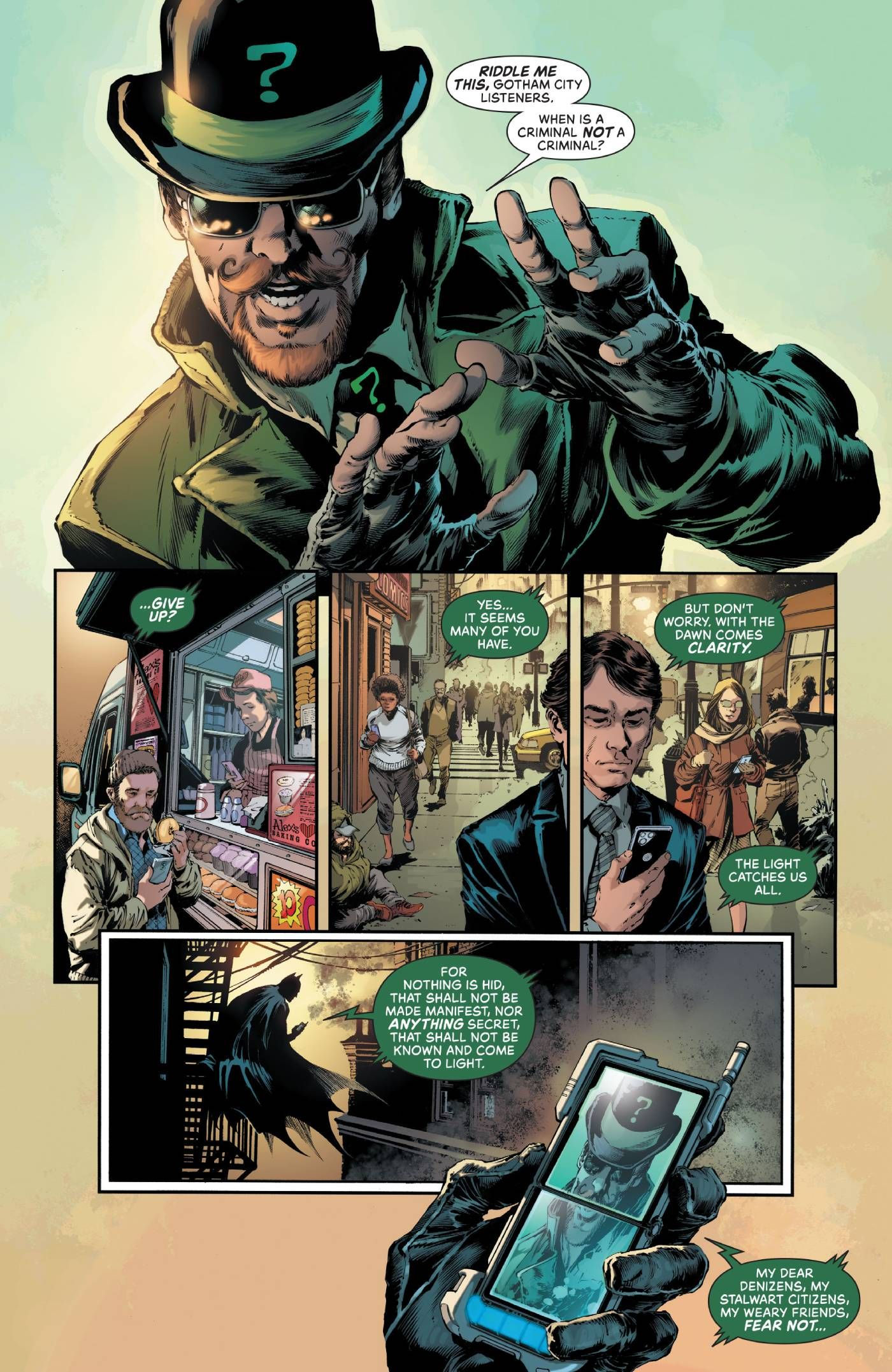 Wallpaper #tPu2hJcBx-Hc5Y20nq-10 Batmans New Riddler Design is His Best Look in Years