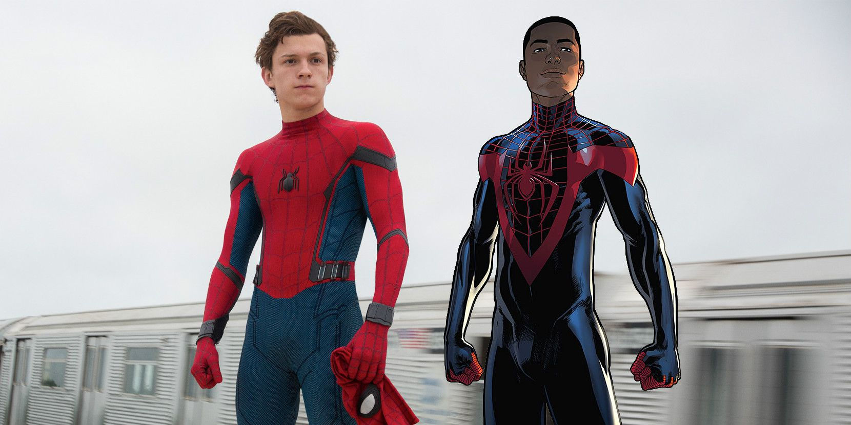 Wallpaper #wxmKIo8BtGB6xQ78FYJt27 Spider Man 3 Fan Art Imagines MCU Miles Morales Team Up Movie