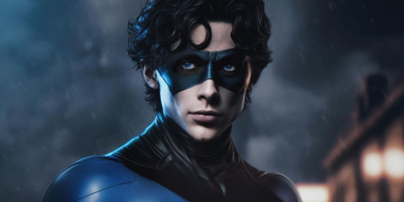 Wallpaper #ZJyl4pIBZHQxiYarHsE9184 Timothee Chalamet Becomes the Dcus Nightwing in New Fan Art