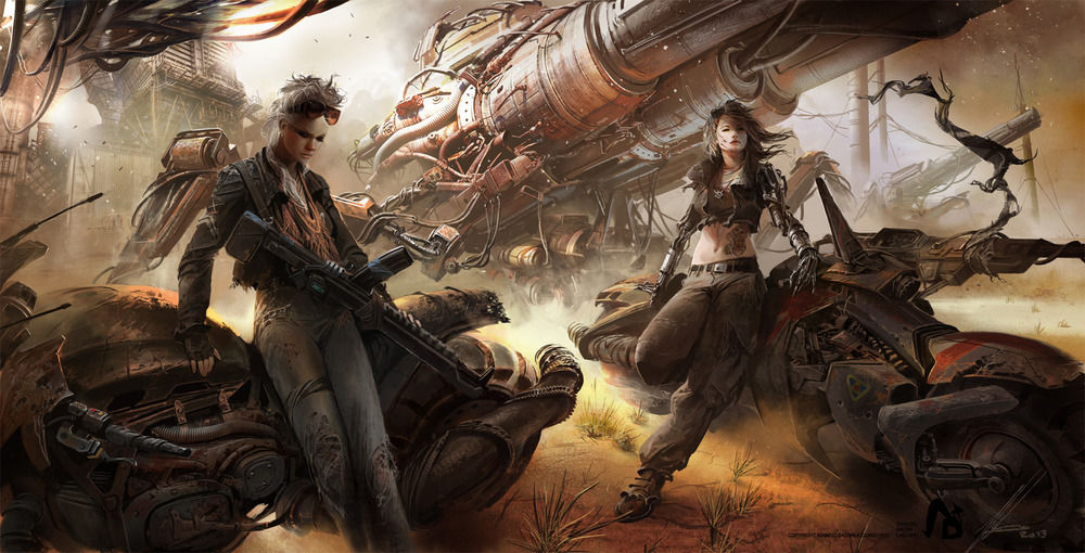 Wallpaper #l7h715IBJvJKYCmEbeMf213 Awesome Original Sci Fi Art Series Rebel Bikes Geektyrant