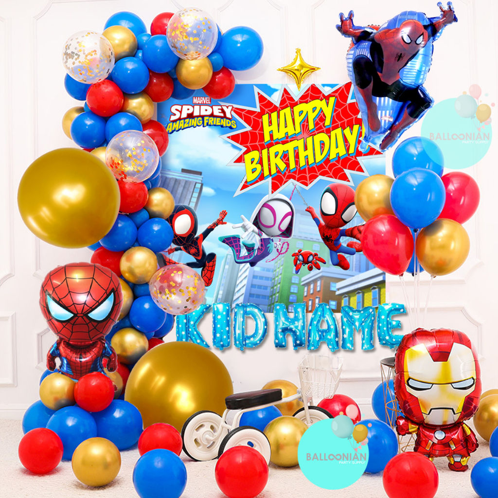 Wallpaper #MDHaNZMB5zzyi_yY3VhD138 Jual Spiderman Backdrop Dekoration Setdekorasi Ulang Tahun Anakbalon