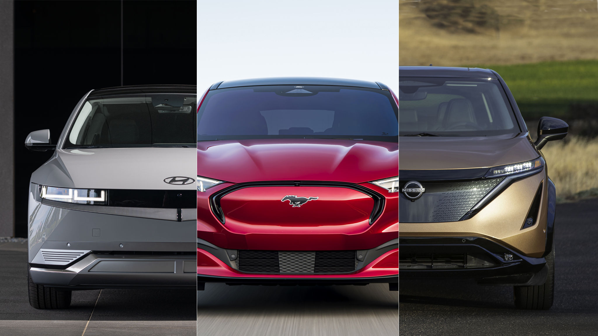 Wallpaper #5jvjcJcBSWmA-tzpbI_z147 Specs Comparison 2023 Nissan Ariya vs 2023 Ford Mustang Mach E vs
