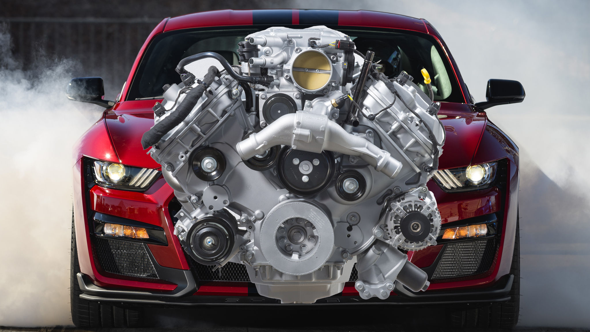 Wallpaper #1HfkJpMB-pgBXx6056OH12 Ford Mustang Shelby Gt500s Predator V 8 is Now a 760 Hp Crate Engine
