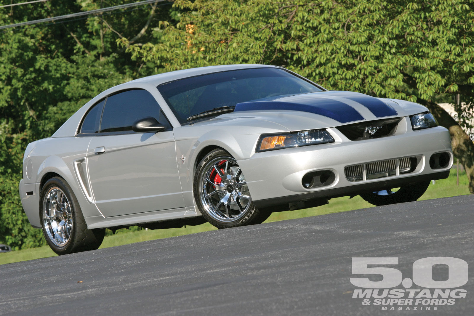 Wallpaper #12jpFZMBSpphPi3-lglt177 1999 Ford Mustang GT Silver Metal