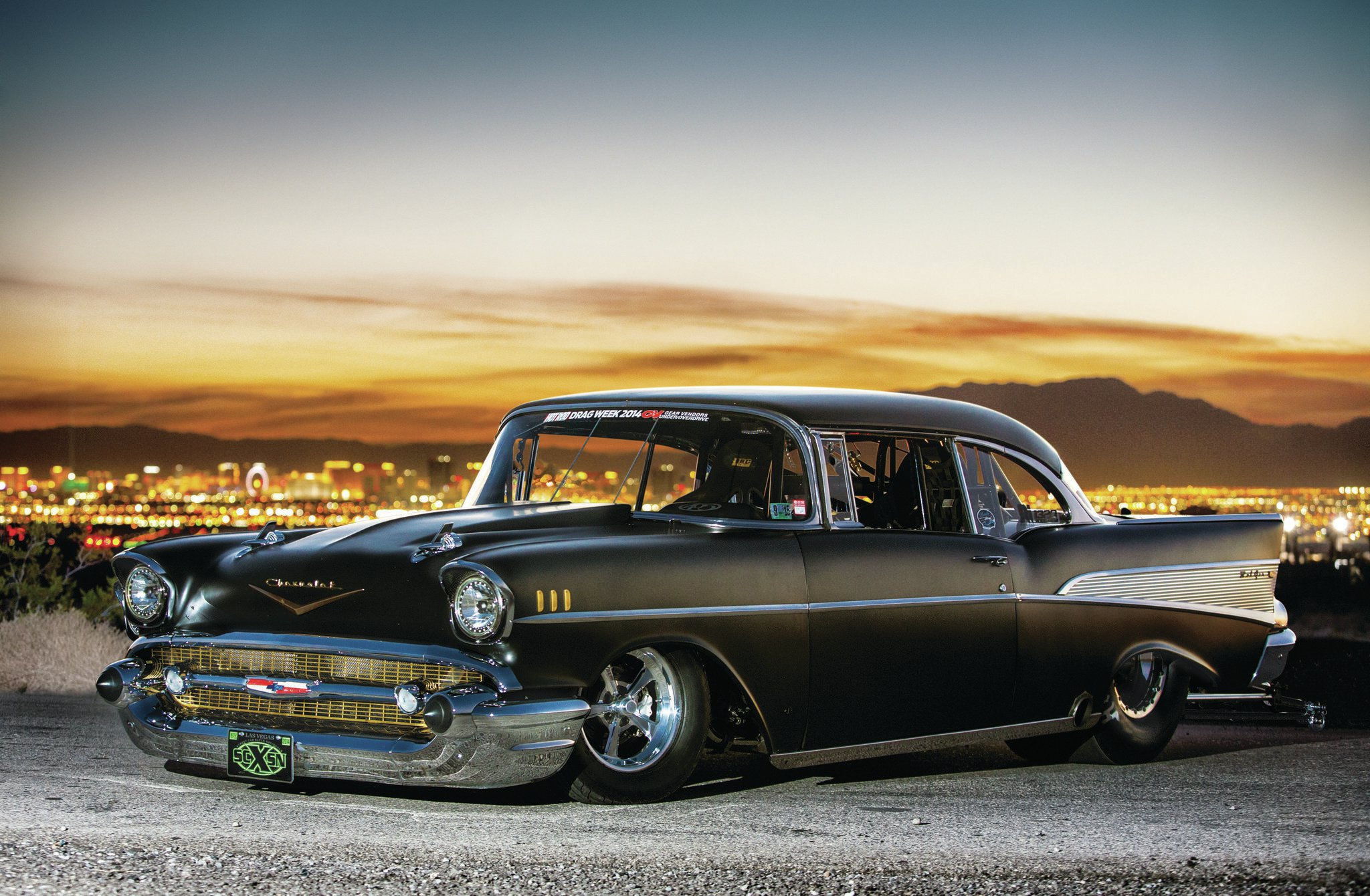 Wallpaper #-RnSN48BtGB6xQ78fKae2 Inside Jeff Lutzs Drag Week Winning 2500hp 1957 Chevy