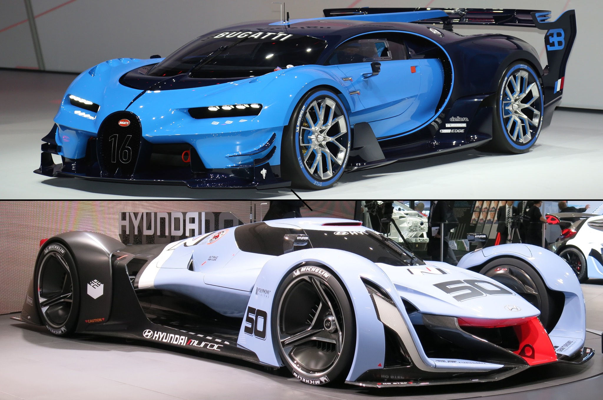 Wallpaper #sWdVDZMBSpphPi3-1uSR233 Virtual Racers Compared Bugatti Hyundai Vision Gran Turismo Concepts