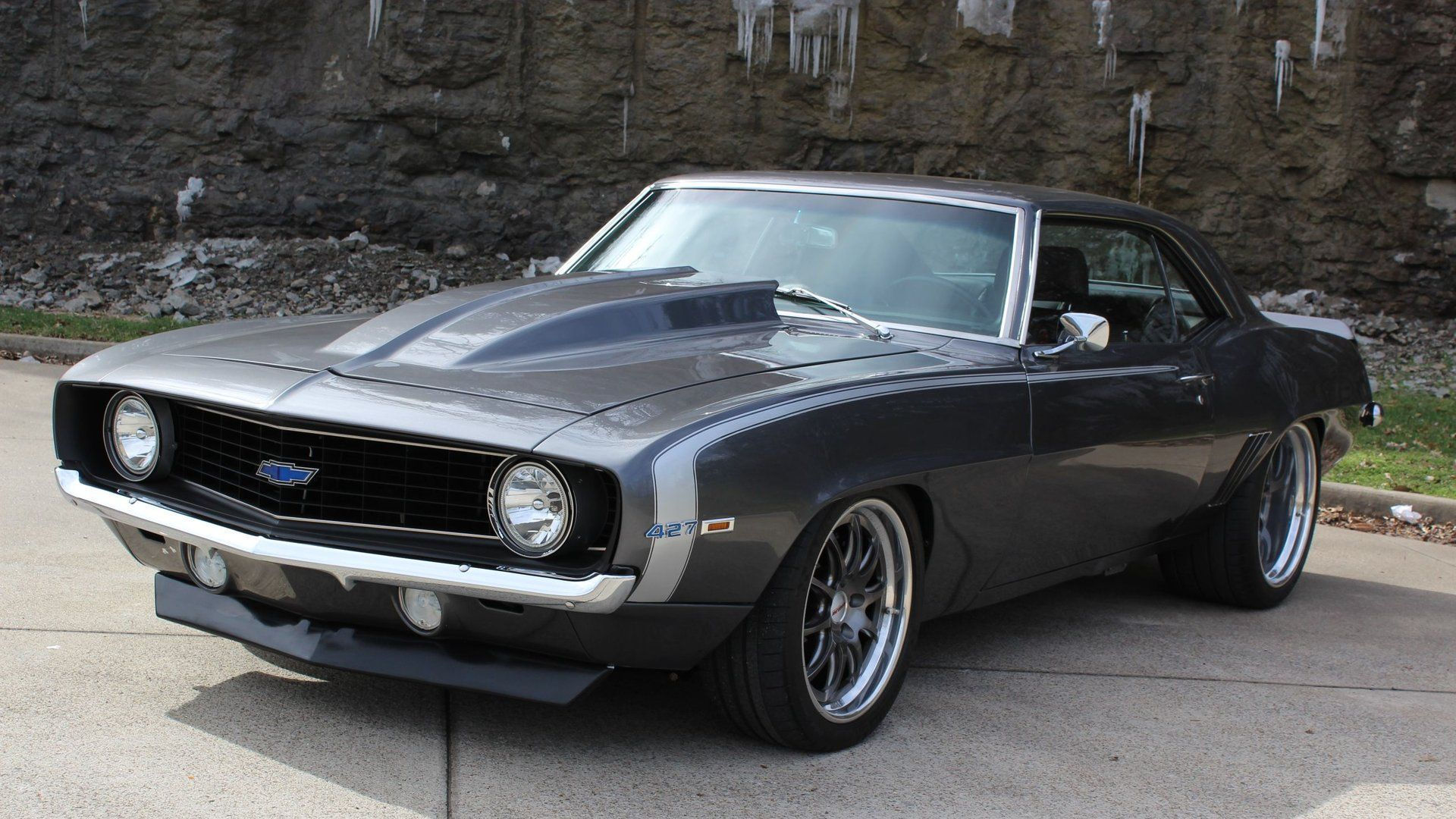 Wallpaper #-xkvK48BtGB6xQ78NoyT57 Light Em Up with This Potent 1969 Chevy Camaro Restomod
