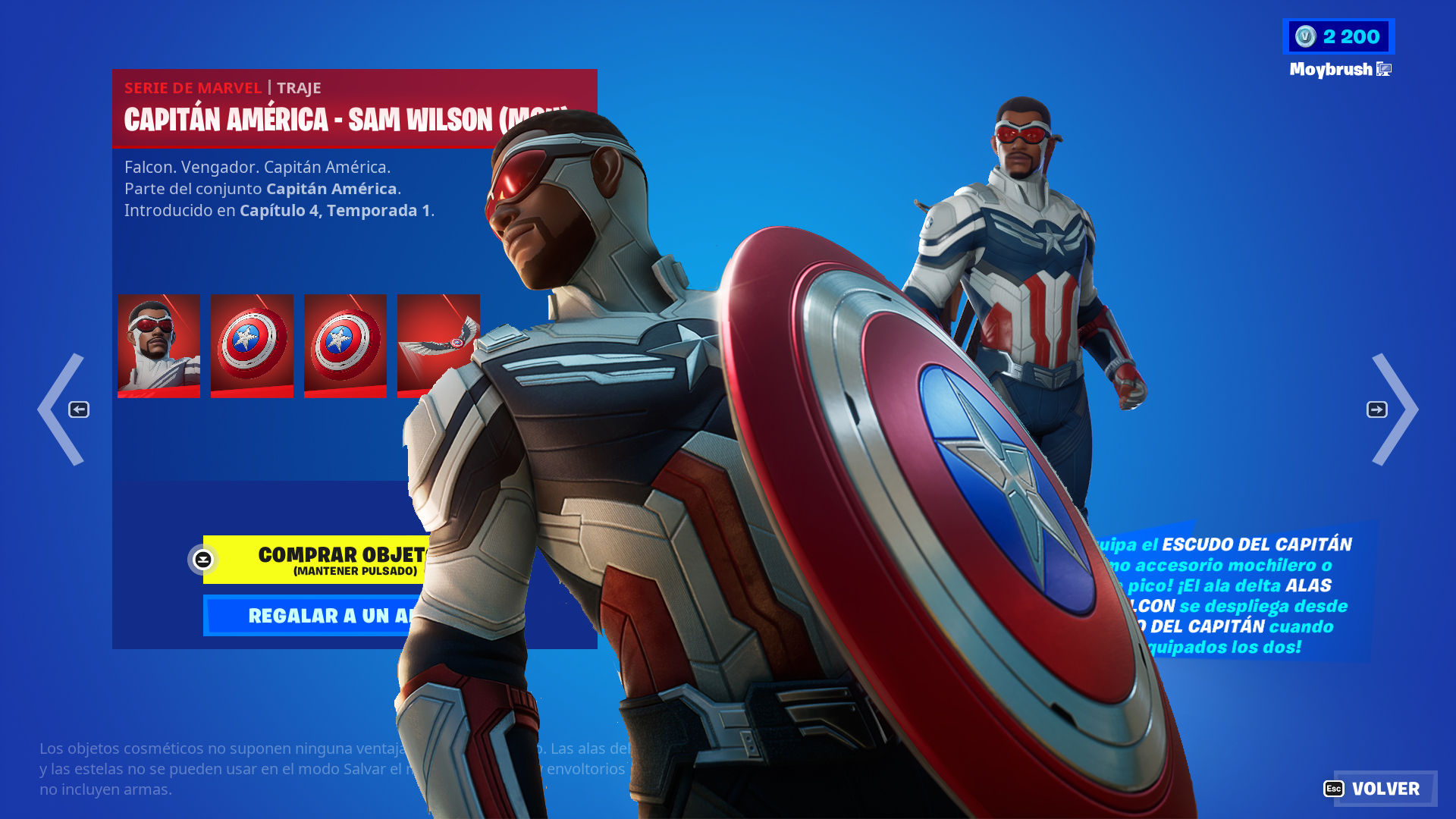 Wallpaper #vXQxwo4B_8f4nGFaWG6c17 Fortnite Precios Y Fechas De Los Lotes De Skins Del Capitan America