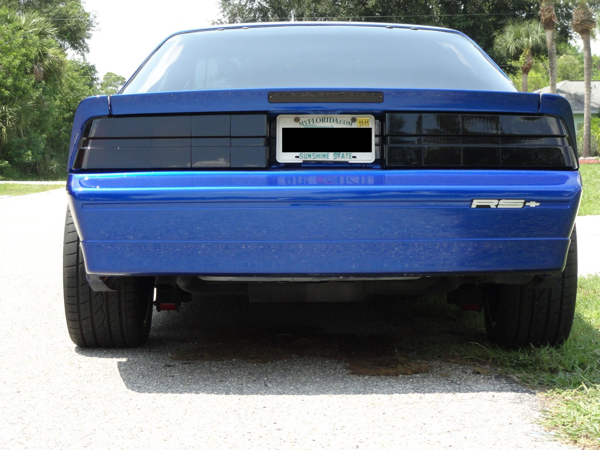 Wallpaper #jXJ9MpMBX2lk1u3ofFqY99 Blue Camaros W Blackout Tail Lights Third Generation F Body Message