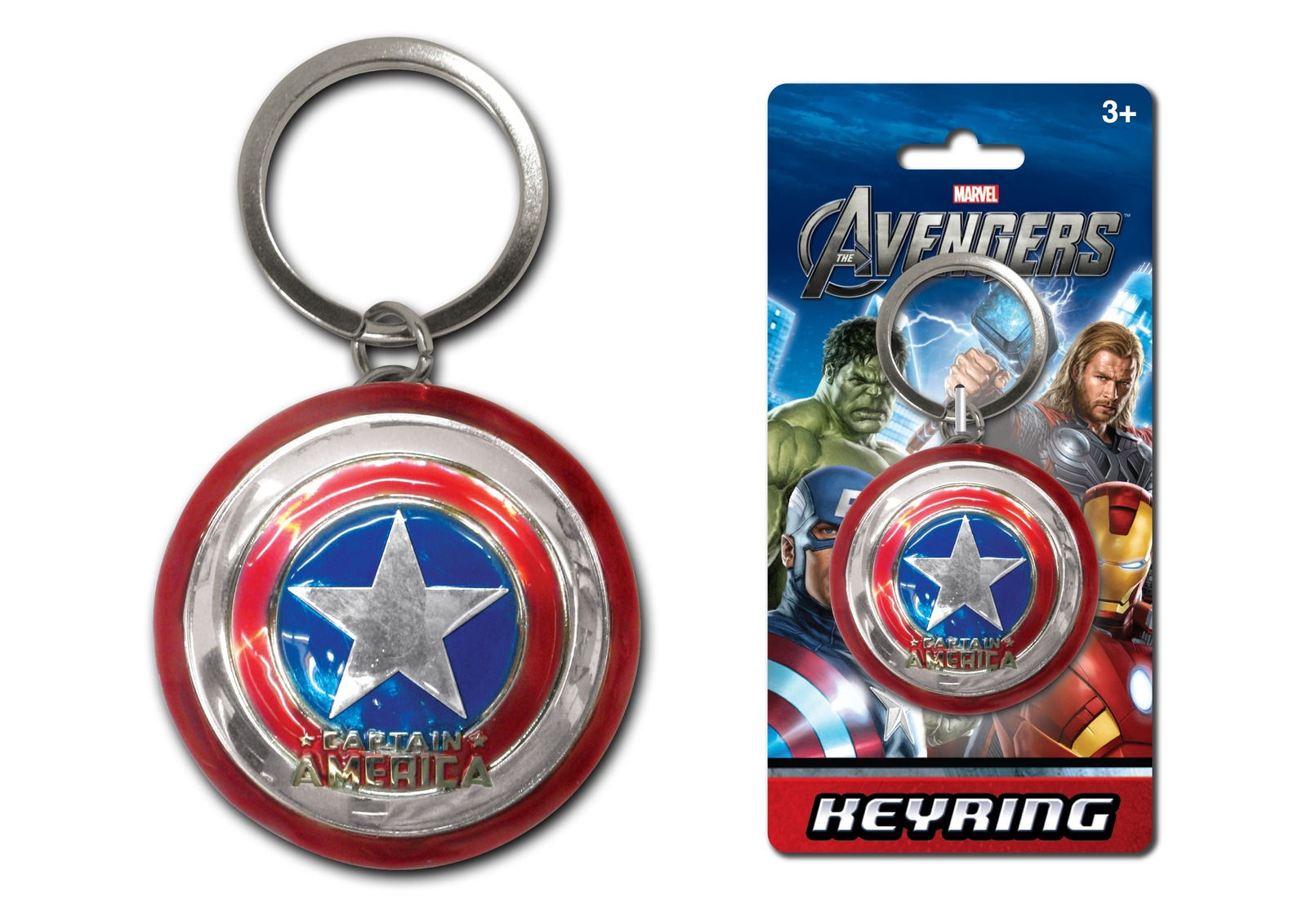 Wallpaper #GH0K8Y4Bnwiau_P69Ahy40 Captain America Shield Avengers Licensed Marvel Comics Keychain Key Ring