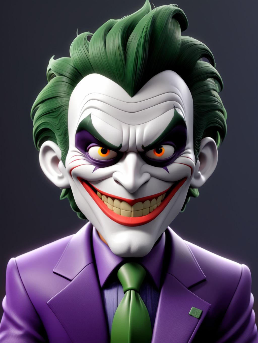 Wallpaper #6kC1MZMBJhL2WPba5Mde67 Premium Free AI Images Joker from Batman Animated Series