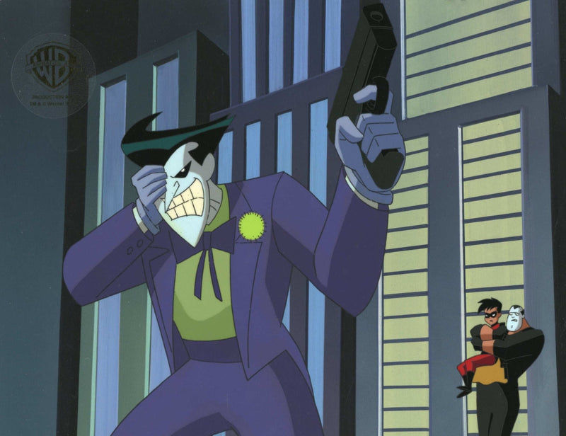 Wallpaper #CLgd3ZIBJvJKYCmEBv_x195 The New Batman Adventures Original Production Cel on Original Backgrou