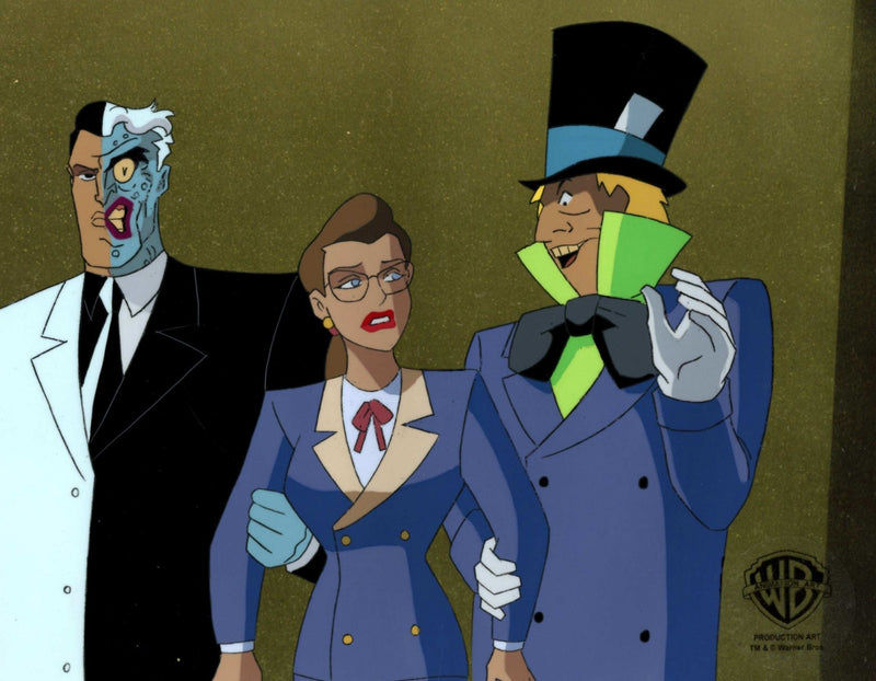 Wallpaper #CLgd3ZIBJvJKYCmEBv_x355 Batman the Animated Series Original Production Cel Two Face Mad Hatt