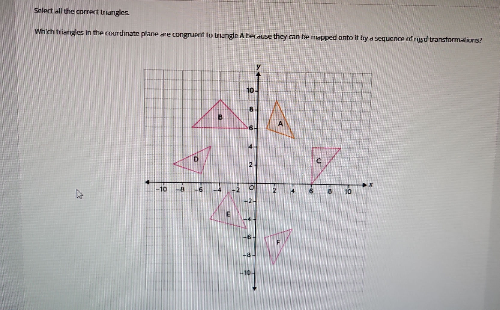 Wallpaper #_GcLCZMBSpphPi3-ZM3k190 Solved Select All the Correct Triangles Which Triangles in the