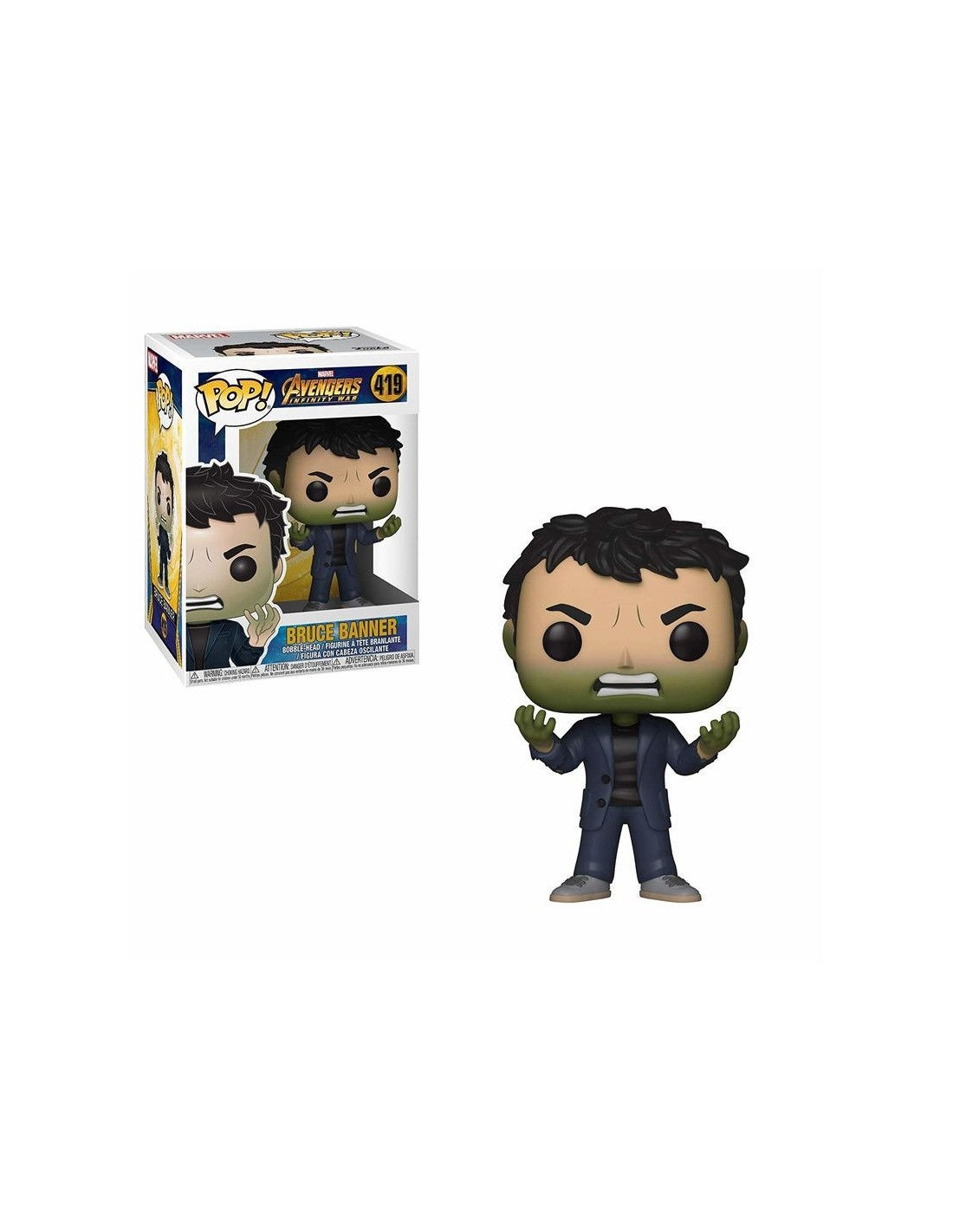 Wallpaper #72fr_JIBSpphPi3-o5lj233 Funko Pop Marvel Avengers Infinity War Bruce Banner with Hulk Head