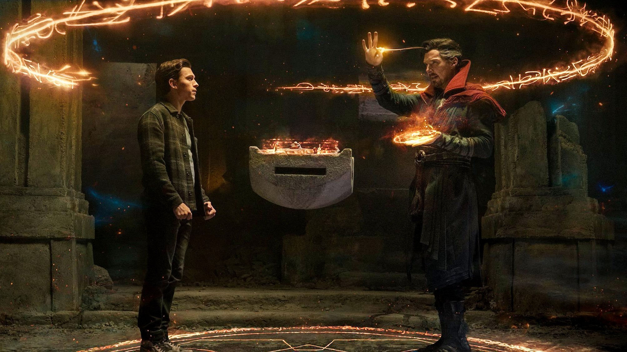 Wallpaper #_GjhFpMBSpphPi3-CAzn240 Dr Strange and Peter Parker Spider Man No Way Home Promotional
