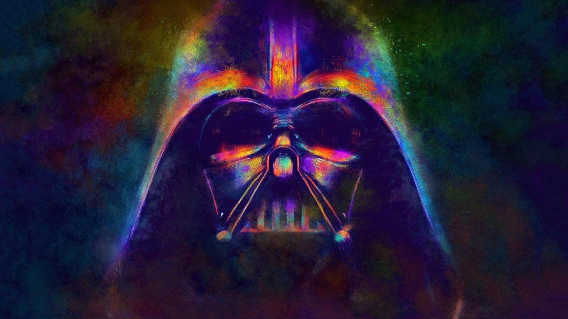 Wallpaper #J2cfA5MBSpphPi3-BbLr395 Star Wars Paintings Multicolor Darth Vader Artwork Portraits