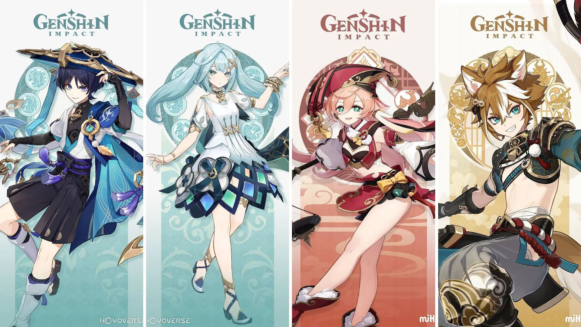 Wallpaper #sn3I9I4Bnwiau_P6dBAI16 Genshin Impact Wanderer Banner 4 Stars and Weapons Officially Revealed