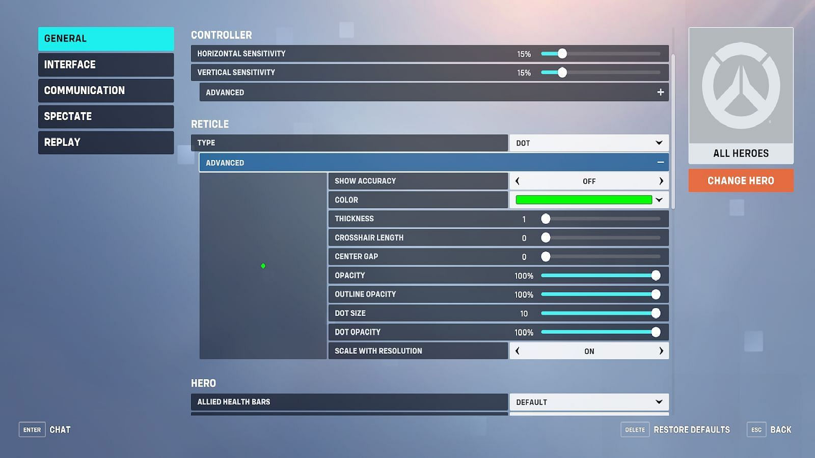 Wallpaper #P2cR_pIBSpphPi3-k55v249 5 Best Crosshair Settings in Overwatch 2