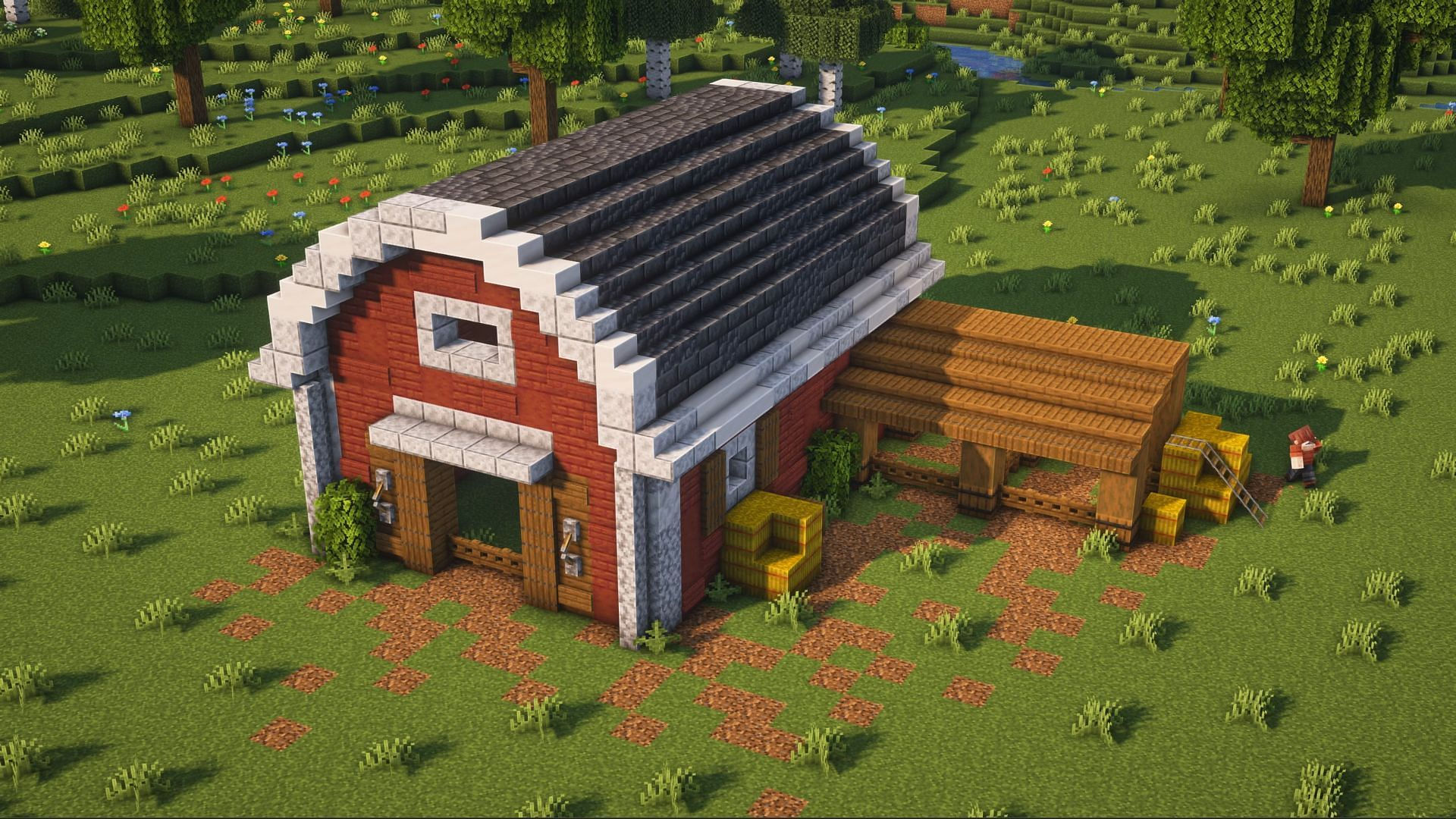 Wallpaper #Ame7DZMBSpphPi3-f-ct151 How to Build a Barn in Minecraft