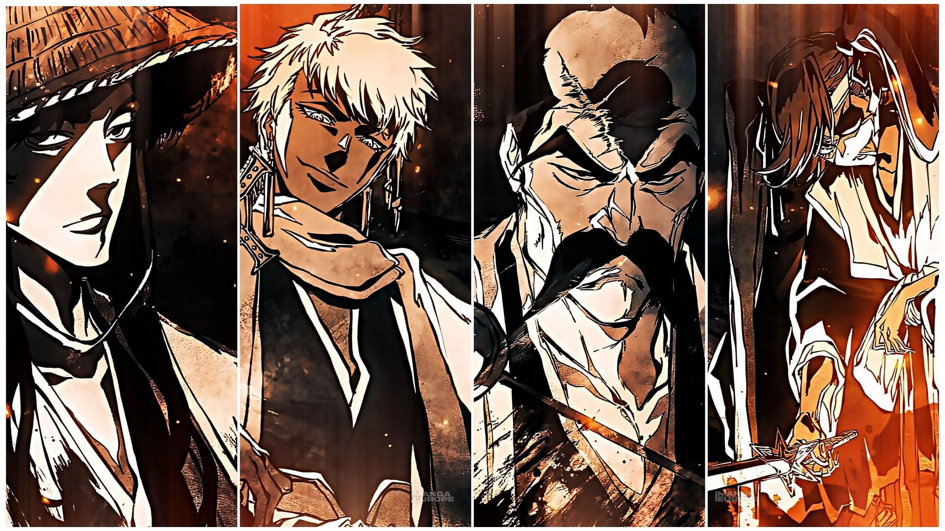Wallpaper #eGc_9ZIBSpphPi3-s36N141 Bleach Characters Captains Names