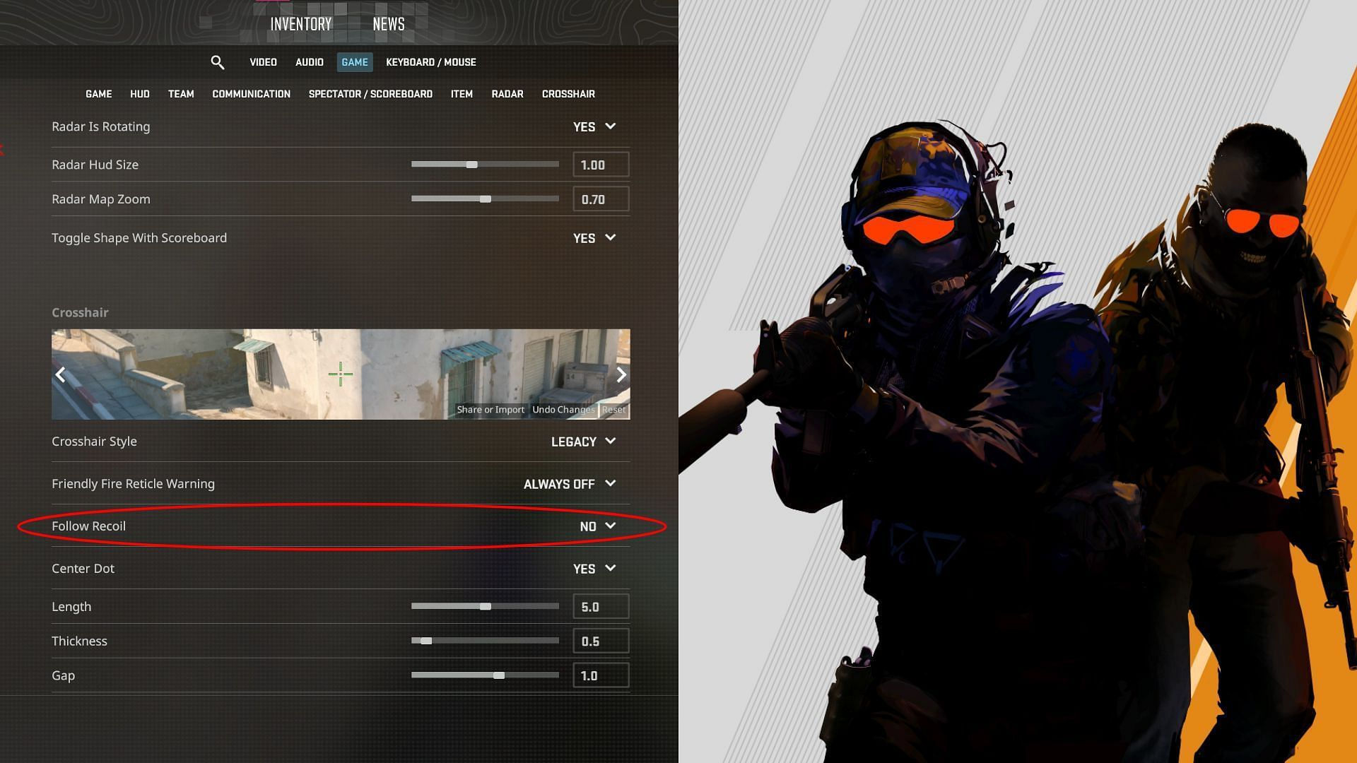 Wallpaper #l2cN9JIBSpphPi3-W3hs396 Counter Strike 2 Has New Crosshair Setting for Following Recoil