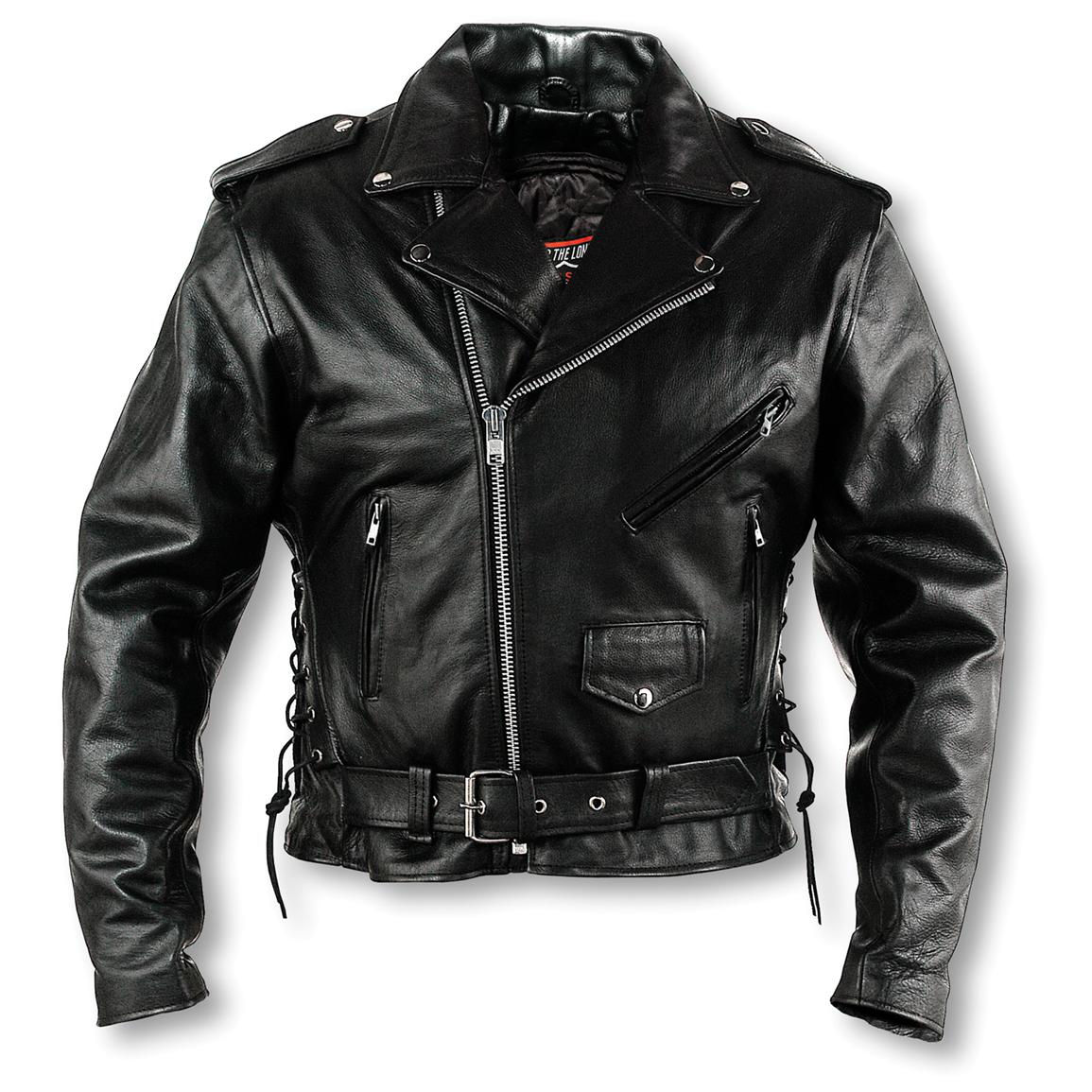 Wallpaper #30BLMZMBJhL2WPbausXz233 Mens Regular Interstate Leather Motorcycle Jacket Black 20936