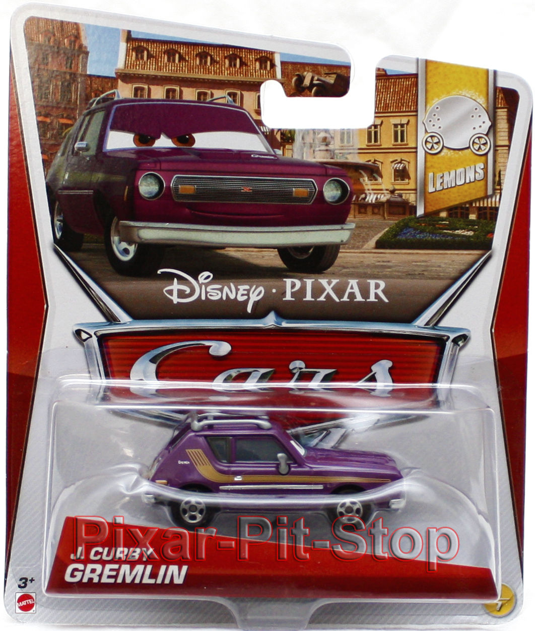 Wallpaper #8PKVLpMBD57sowDK8sPG108 J Curby Gremlin Disney Pixar Cars 2 Diecast Mattel 2013 Cardback