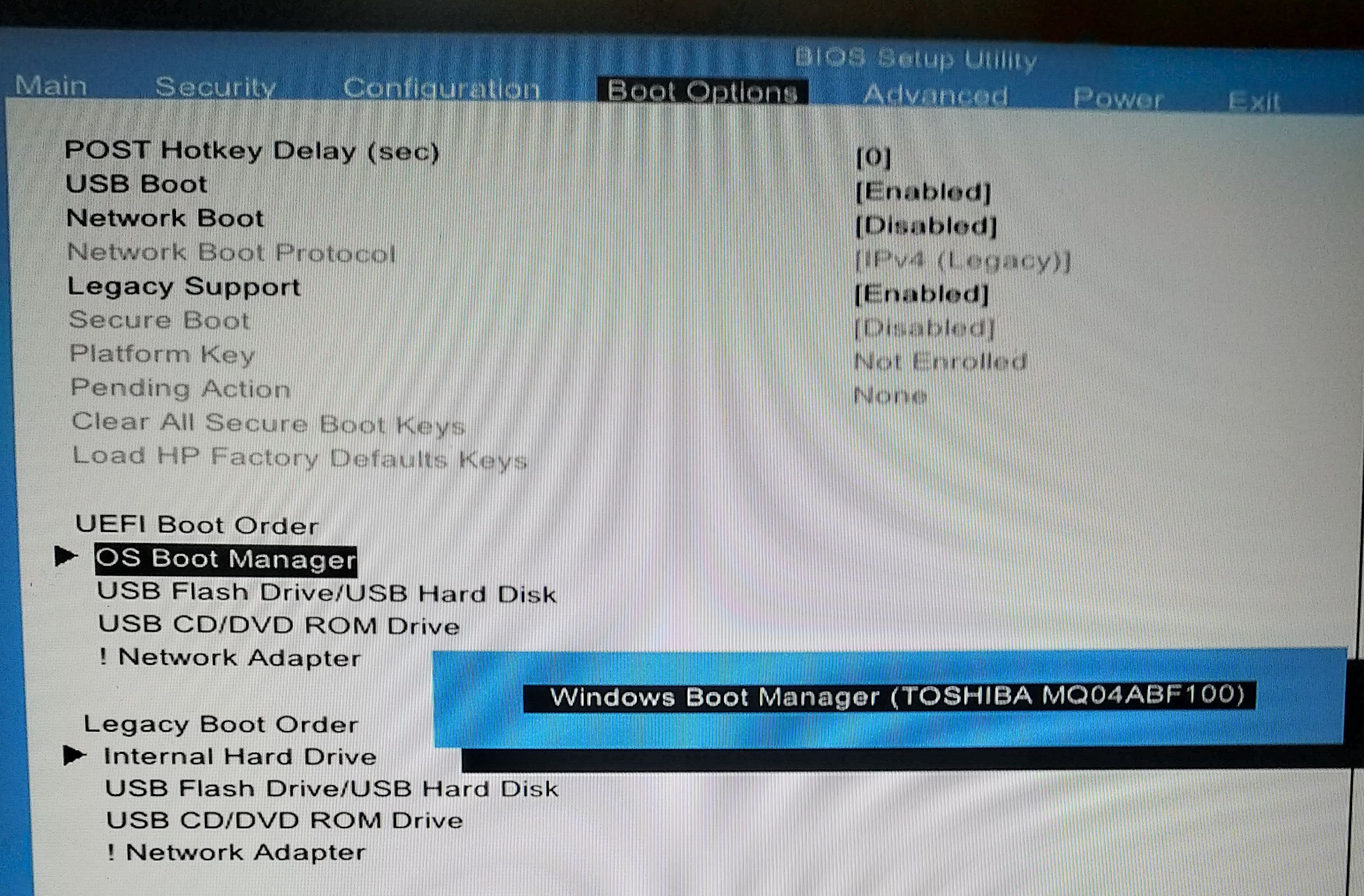 Wallpaper #57kc35IBJvJKYCmECgjQ184 Solved Bios Update F10 Affects Uefi Os Boot Manager Paviliion 15