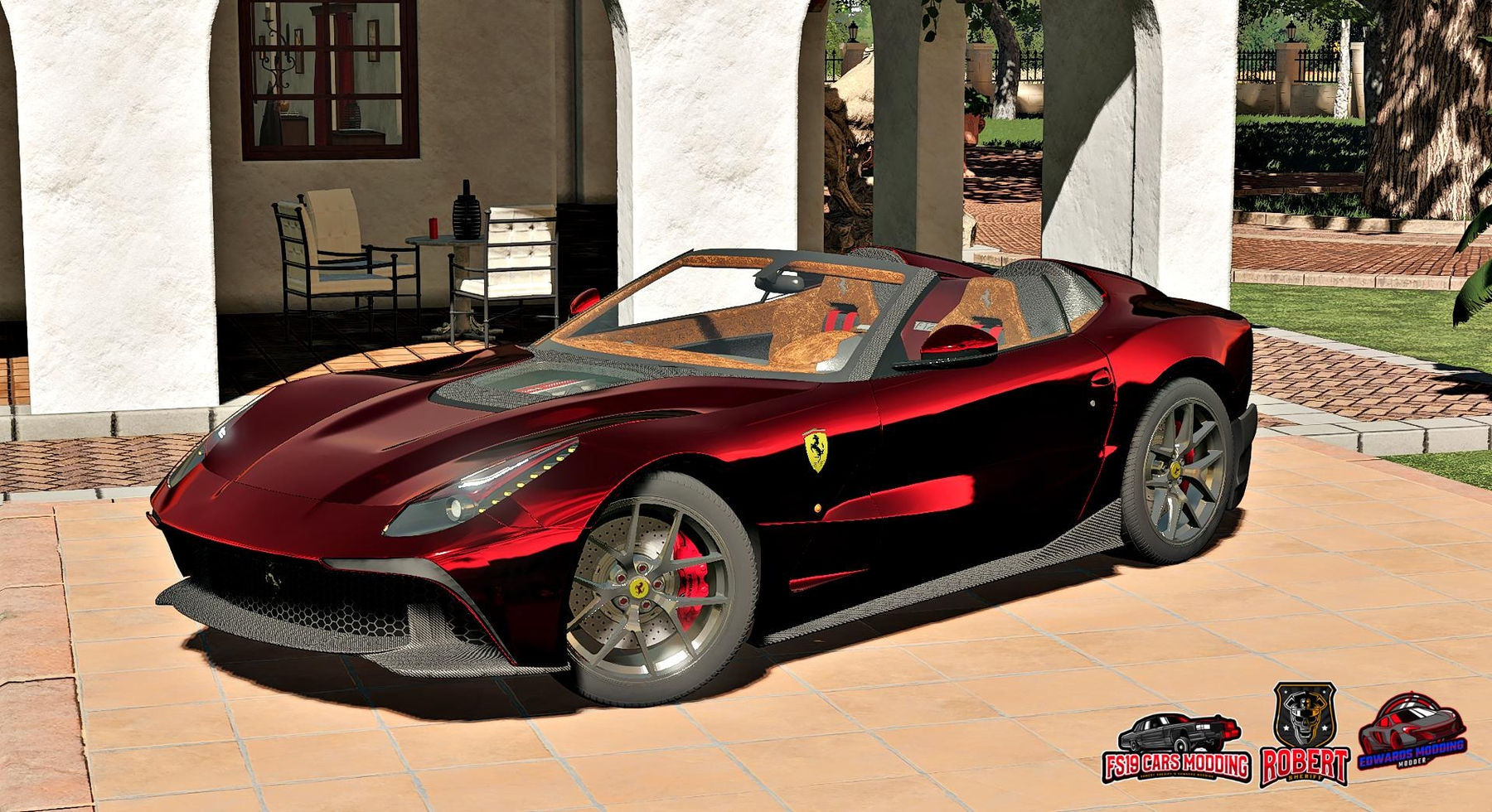 Wallpaper #e0D-MJMBJhL2WPbam8RI265 2014 Ferrari F12 Trs V10 Fs 19 Cars Farming Simulator 2019 Mods