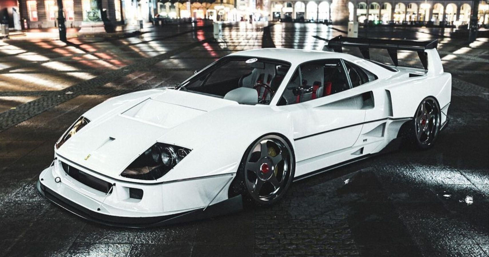 Wallpaper #Q7nI3pIBJvJKYCmEKgfX37 Ferrari F40 Gets Radical Track Focused Rendering