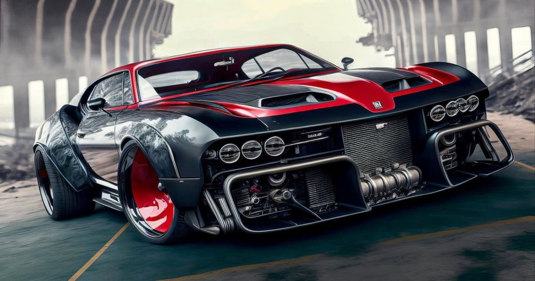 Wallpaper #5WcXBZMBSpphPi3-bbpc84 These Cyberpunk Inspired Bugatti Chiron Muscle Cars Are Unreal Flipboard