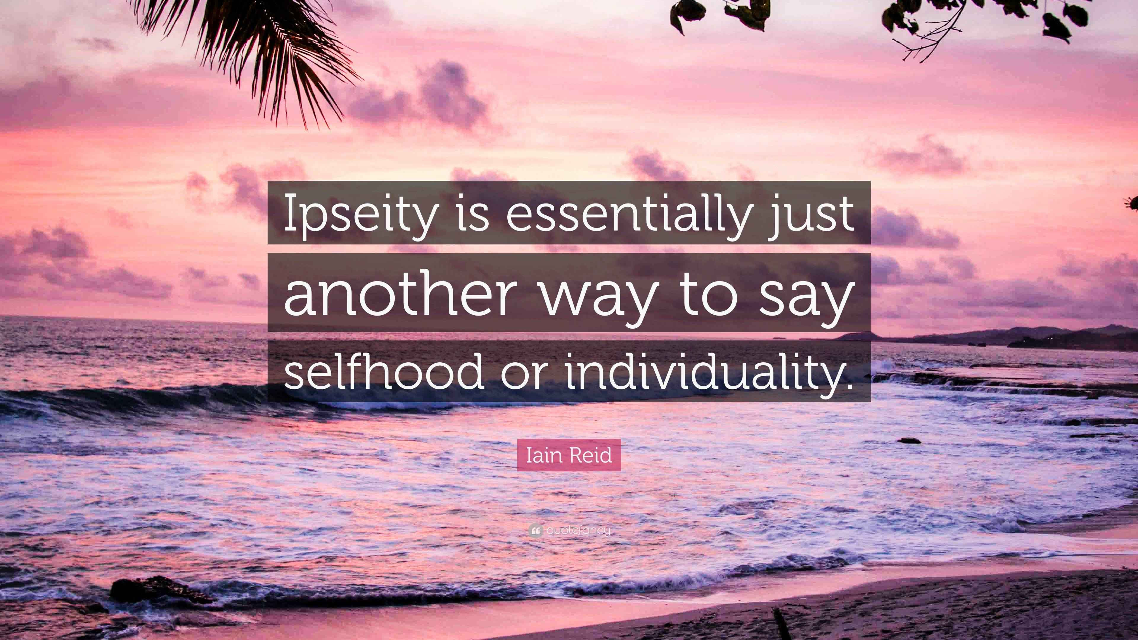 Wallpaper #CamiKZMBMYaX5LKBj9RO179 Iain Reid Quote Ipseity is Essentially Just Another Way to Say