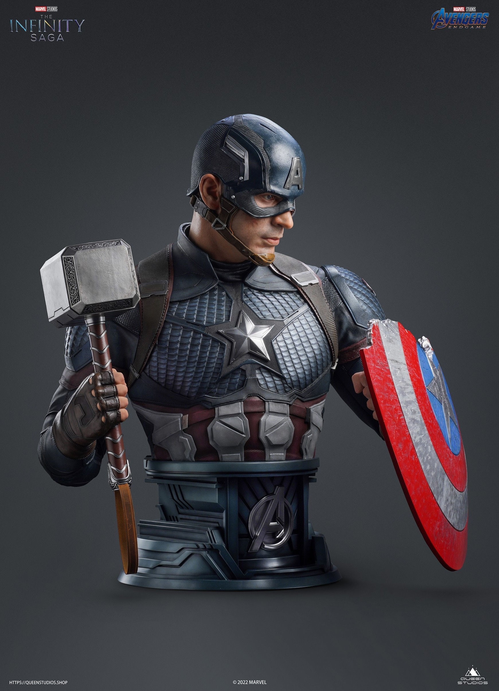 Wallpaper #cQCp644BSdW8dNouGBIe28 Life Size 11 Captain America by Queen Studio