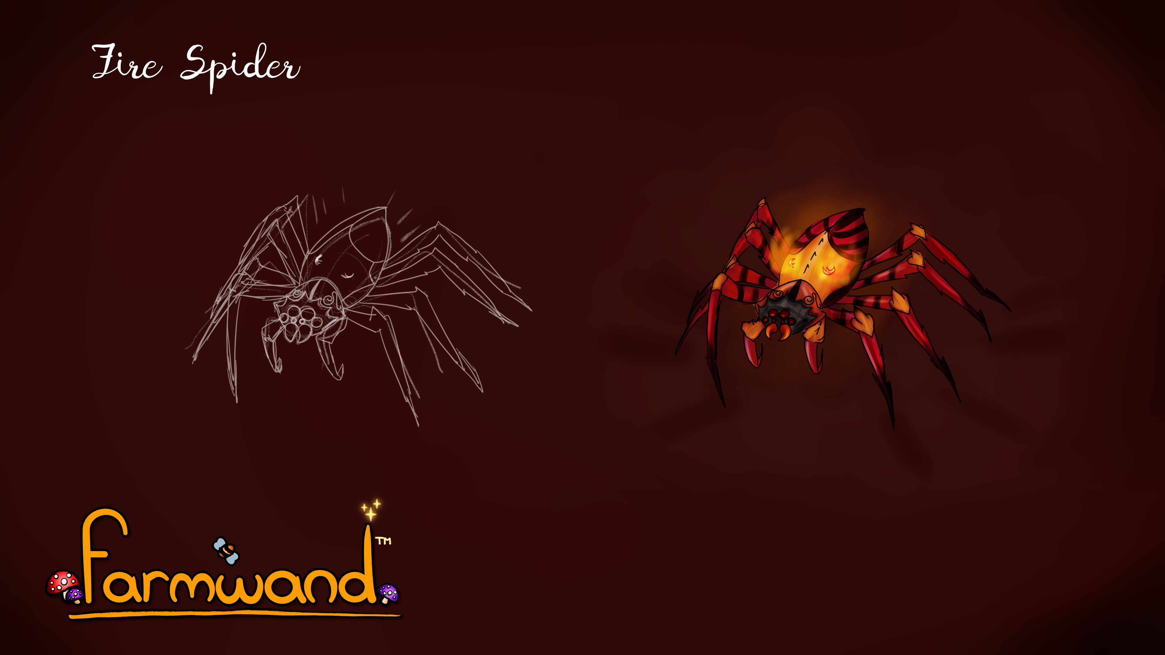 Wallpaper #g_RLOZMBKFX8bn3rLHYG323 Fire Spider Concept Art Image Farmwand Moddb