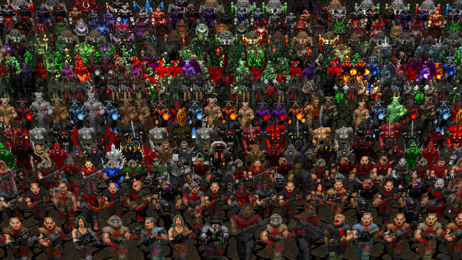Wallpaper #qGcACpMBSpphPi3-2dI656 Demons Image Convoluted Doom Mod for Doom Ii Moddb